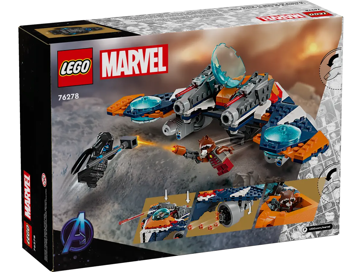 LEGO MARVEL 76278 Warbird di Rocket vs. Ronan