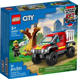 LEGO CITY 60393 Soccorso sul fuoristrada dei pompieri