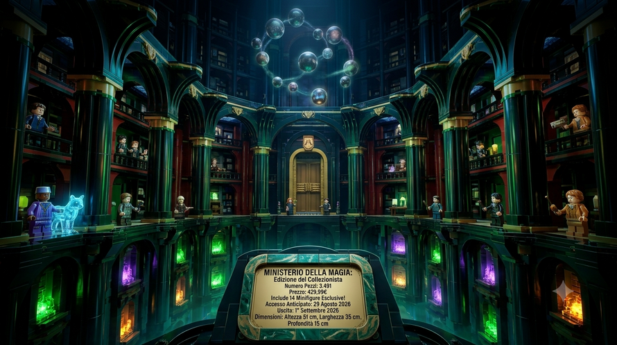 Svelato il LEGO® Harry Potter 76476 Ministero della Magia (Edizione del Collezionista)!