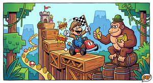 Il Cabinato Donkey Kong™ in Versione LEGO®