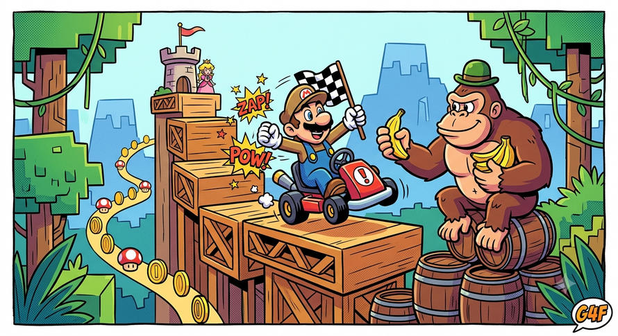 Il Cabinato Donkey Kong™ in Versione LEGO®