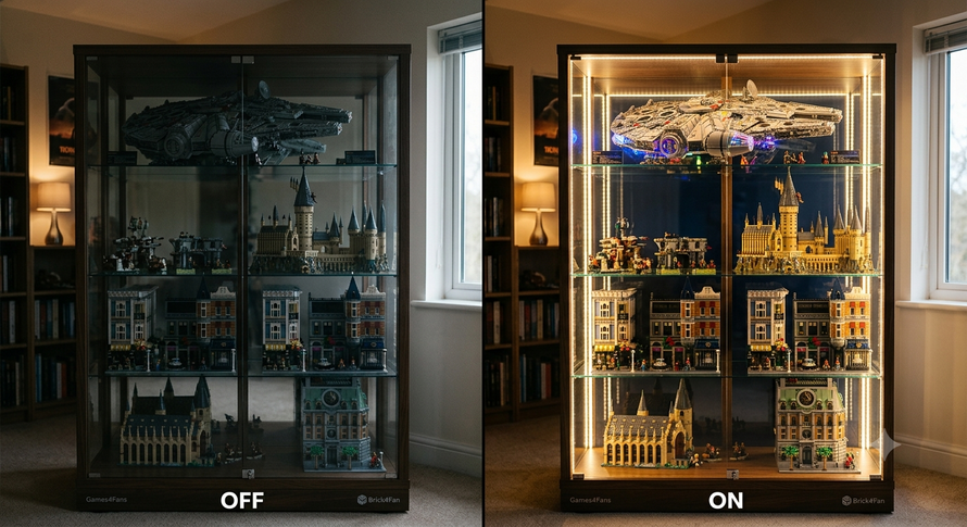 Migliora l'esposizione con luci a led nelle vetrine guida definitiva