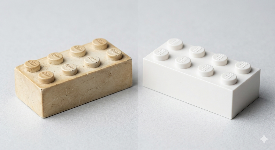 LEGO® Bianchi che ingialliscono? Ecco la guida definitiva per proteggere la tua collezione