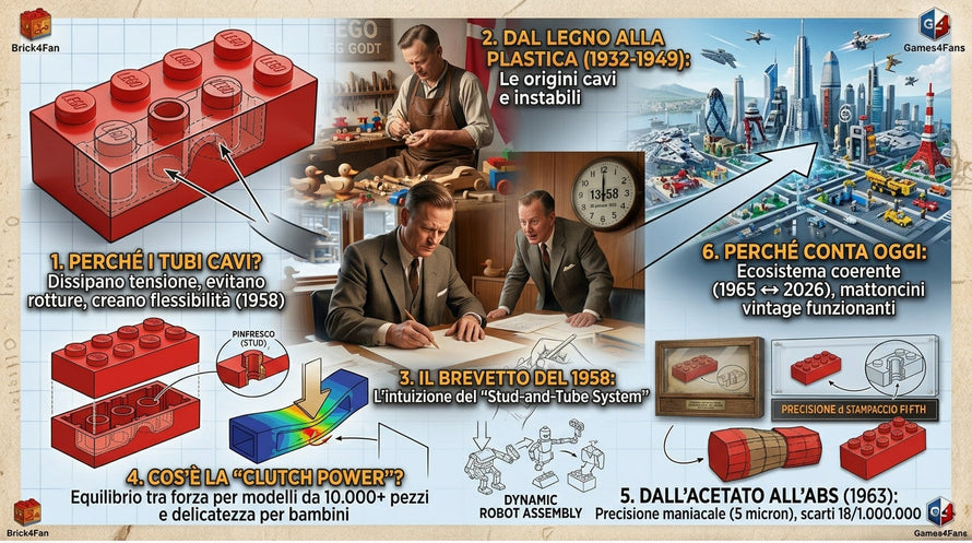 Il Segreto del 1958: Perché i Mattoncini LEGO® Sono Cavi all'Interno?