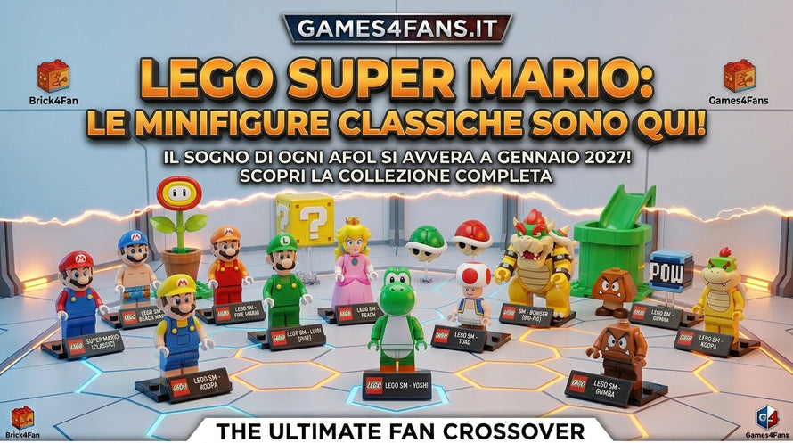 LEGO Super Mario: finalmente arrivano le minifigure classiche !