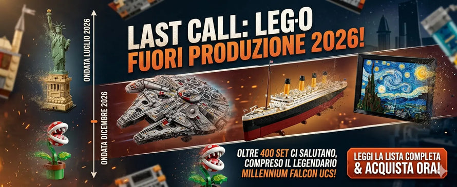 Lista Completa Set LEGO Fuori Produzione 2026