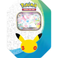 Pokémon 30° anniversario – tin da collezione sylveon-ex & greninja-ex