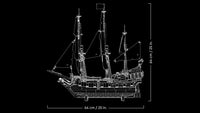 LEGO ICONS 10265 Nave pirata del Capitano Jack Sparrow