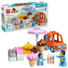 LEGO DUPLO BLUEY Visita alla gelateria di Bluey