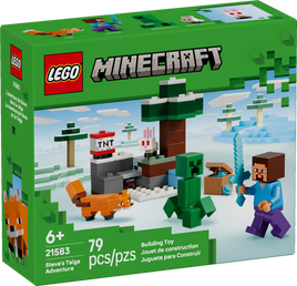 LEGO MINECRAFT 21583 Avventura di Steve nella taiga