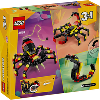 LEGO CREATOR 3in1 31159 Animali selvatici: ragno trasformista