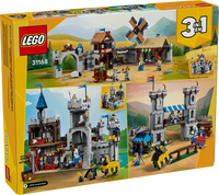 LEGO 3in1  31168 Castello del cavaliere medievale USCITA AGOSTO