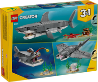 LEGO CREATOR 31381 3in1 Squalo con scrigno del tesoro