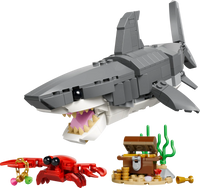 LEGO CREATOR 31381 3in1 Squalo con scrigno del tesoro