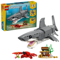 LEGO CREATOR 31381 3in1 Squalo con scrigno del tesoro