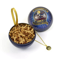 Pallina di natale Hogwarts School + Collana - Harry Potter 2023