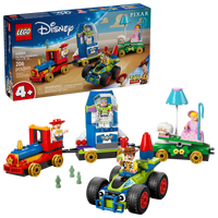 LEGO DISNEY 43266 Toy Story: Treno e Auto RC celebrativi