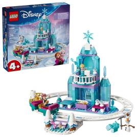 LEGO DISNEY 43281 Castello di ghiaccio di Elsa e avventura sulla neve