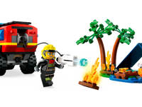LEGO CITY 60412 Fuoristrada antincendio e gommone di salvataggio