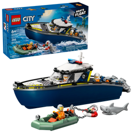 LEGO CITY 60456. Inseguimento del motoscafo della Polizia