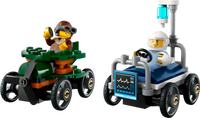 LEGO CITY 60459 Pack veicoli da corsa: aereo contro letto d’ospedale