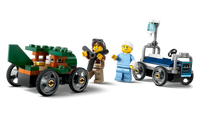 LEGO CITY 60459 Pack veicoli da corsa: aereo contro letto d’ospedale