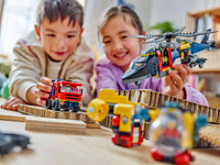 LEGO CITY 60462 Elicottero, autopompa e sottomarino
