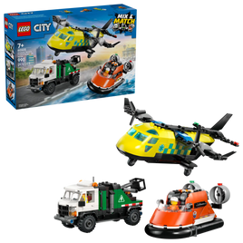 LEGO CITY  60508 Remix aereo, camion di servizio e hovercraft USCITA GENNAIO