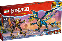 LEGO NINJAGO® 71796 Dragone elementare vs. Mech dell’Imperatrice