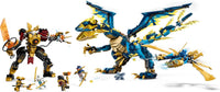 LEGO NINJAGO® 71796 Dragone elementare vs. Mech dell’Imperatrice