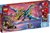 LEGO NINJAGO® 71796 Dragone elementare vs. Mech dell’Imperatrice