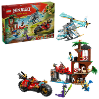 LEGO NINJAGO 71857 Battaglia alla casa sull’albero con veicolo Ninja USCITA GENNAIO