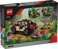 LEGO JURASSIC 76972 Fuga dal Raptor sul fuoristrada DISPONIBILE LUGLIO
