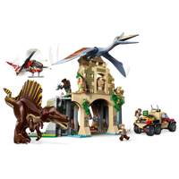 LEGO JURASSIC WORLD 76976 Missione aerea con Spinosauro e Quetzalcoatlus