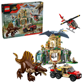 LEGO JURASSIC WORLD 76976 Missione aerea con Spinosauro e Quetzalcoatlus