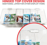 EVORETRO - PREMIUM 6-Slot Acrylic Card Pack Dispenser