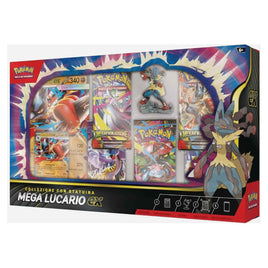 Mega Lucario ex Collezione Premium con Statuina
