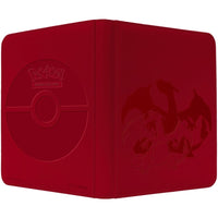 ALBUM POKEMON ELITE CHARIZARD 9 POCKET CON ZIP 360 CARTE ULTRA PRO