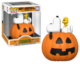 PEANUTS - POP Deluxe N° 1589 - Snoopy and Woodstock on pumpkin