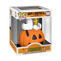 PEANUTS - POP Deluxe N° 1589 - Snoopy and Woodstock on pumpkin