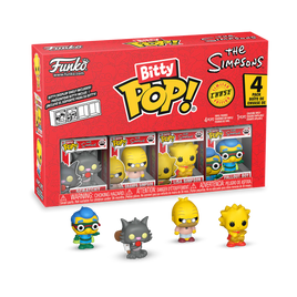 SIMPSONS - Bitty Pop 4 Pack 2.5cm - Scratchy