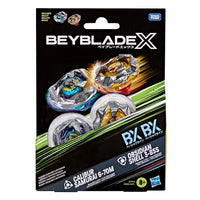 BEYBLADE X - Calibur Samurai 6-70M & Obsidian Shell 3-85S
