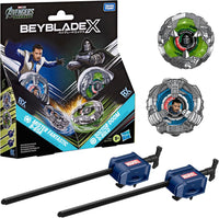 Beyblade X — Mister Fantastic 9-65A & Doctor Doom 0-80LO Marvel Dual Pack