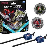Beyblade X — Spider-Man 6-60R & Hulk 3-85N Marvel Dual Pack