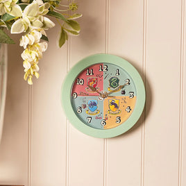 HARRY POTTER - The Four Houses - 'Glow In The Dark' Wall Clock Orologio da partete