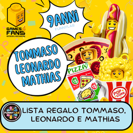 Compleanno di Tommaso, Leonardo e Mathias