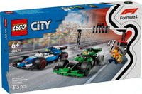 LEGO 60474 Griglia F1 con auto da corsa VCARB e Sauber