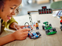 LEGO 60474 Griglia F1 con auto da corsa VCARB e Sauber