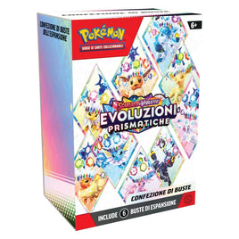 Pokémon Evoluzioni Prismatiche Bundle da 6 Buste – Ita