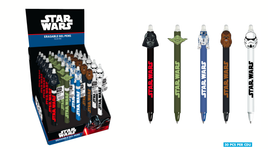 STAR WARS Penna gel cancellabile con topper